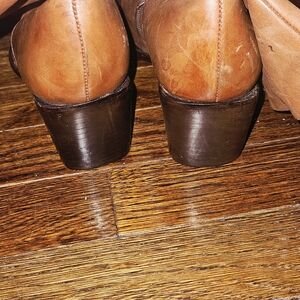 Pecan Tan Genuine Leather Women Boots